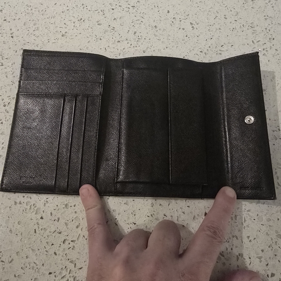 Prada Tessuto Tri Fold Wallet - Picture 11 of 15
